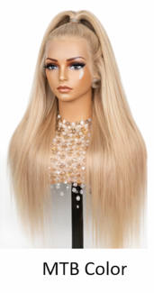Cinnamon Brazilian Hair 24' Glueless Body Wave Human Hair Pre-cut Lace Front Wigs