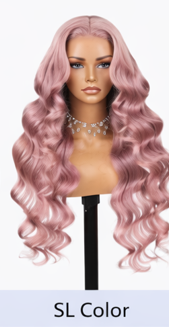 Cinnamon Brazilian Hair 24' Glueless Body Wave Human Hair Pre-cut Lace Front Wigs