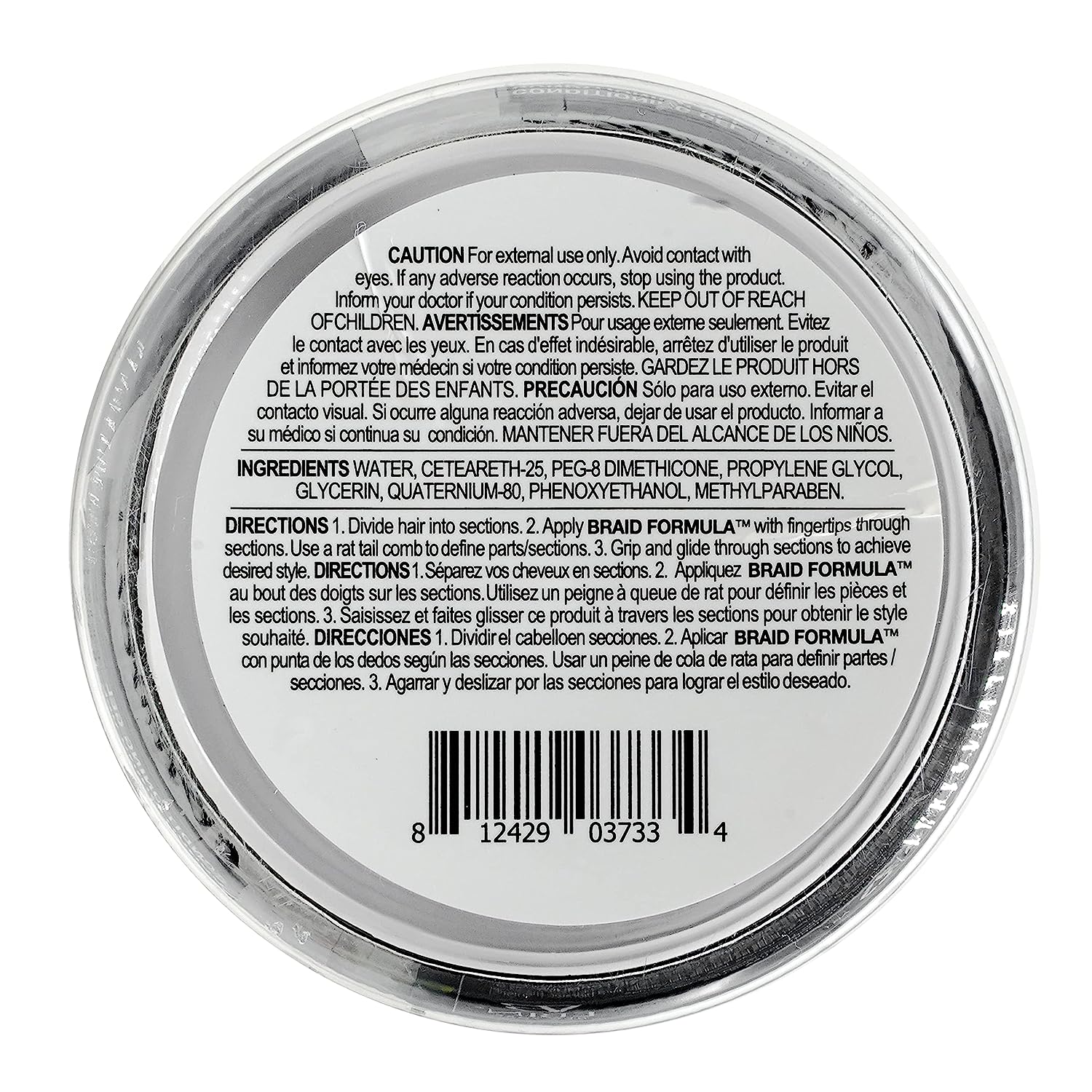 EBIN NEW YORK Braid Formula Conditioning Gel, Super Hold, 11oz